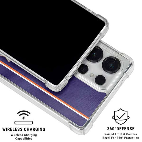 NBA Phoenix Suns Jersey Galaxy S25 Ultra Clear Case